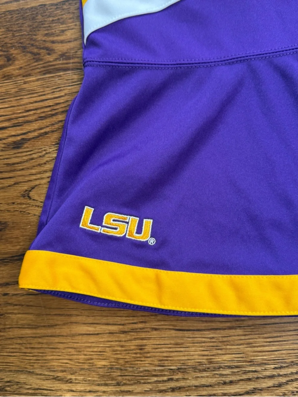 Gen 2 Girls Purple & Gold LSU Tigers Football Basketball Cheerleader Dress 2T